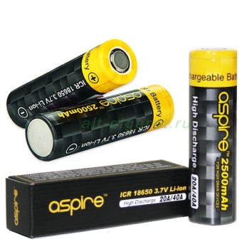 Аккумулятор Aspire ICR 18650