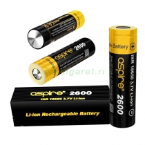 Аккумулятор INR18650 Li-ion, 40/20A 2600mAh- миниатюра