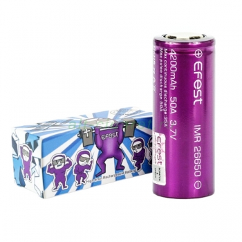 Efest 26650, 4200mAh, 50А Высокотоковый аккумулятор 