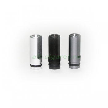 Drip tip 510/eGo aluminum плоский 