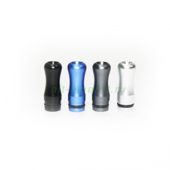 Drip tip 510/eGo aluminum круглый