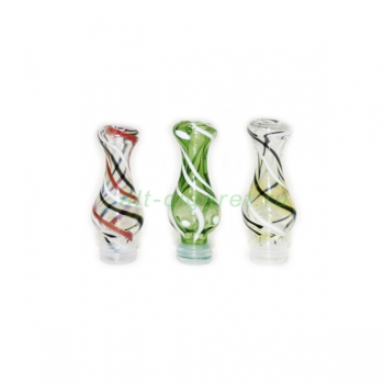 Drip tip 510 стекло цветной