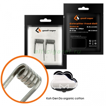 Готовая спираль GeekVape, Caterpillar Track Coil Kanthal A1