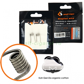 GeekVape, Clapton Coil 2шт 