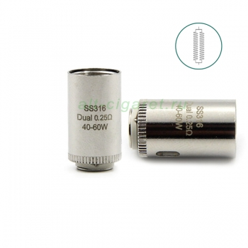 Испаритель Eleaf Lyche, Dual Coil SS316