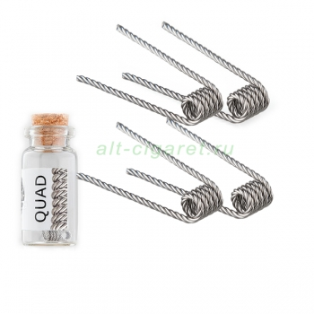 Готовая спираль  QUAD TWISTED COIL coil 4 шт.