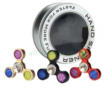 Starss Aluminum Tri-Bar Hand Spinner Fidget Toy PMMA