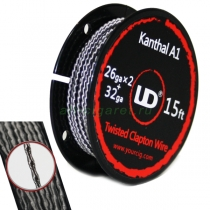 Kanthal A1 Twisted Clapton Wire, 5м (26ga x 2 + 32ga)